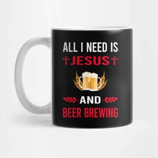 I Need Jesus And Beer Brewing Mug